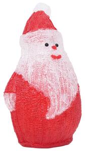 VidaXL LED božićna akrilna figura Djeda Mraza unutarnja i vanjska 28cm