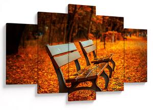 Slika klupe u jesen (150x105 cm)