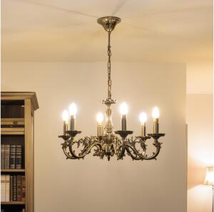 Brilagi - Luster na lancu CLASSIC 6xE14/60W/230V mesing