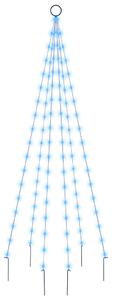 VidaXL Božićno drvce na stijegu 108 LED žarulja plave 180 cm
