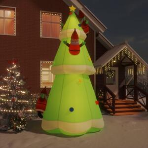 VidaXL Božićno drvce na napuhavanje s LED svjetlima 500 cm