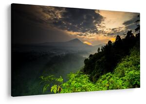 Slika - zeleni planinski krajolik (90x60 cm)