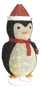 VidaXL Ukrasna božićna figura pingvina LED luksuzna tkanina 180 cm