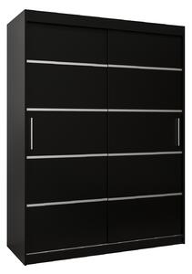 Zondo.hr Ormar za garderobu 150 cm Verika 1 150 (crna). Akcija -17%. 1063708