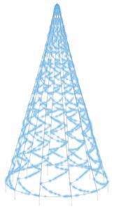 VidaXL Božićno drvce na stijegu 3000 LED žarulje plave 800 cm