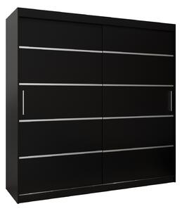 Zondo.hr Ormar za garderobu 250 cm Verika 1 250 (crna). Akcija -18%. 1063750