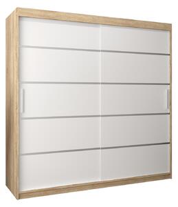 Zondo.hr Ormar za garderobu 250 cm Verika 1 250 (hrast sonoma + bijela). Akcija -18%. 1063751