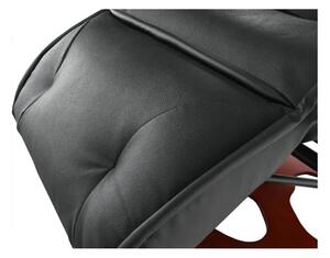 Zondo Masažna fotelja Ardos (ekokoža crna + trešnja) . 1063785