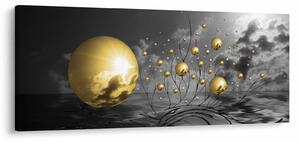 Slika oker kugli (120x50 cm)