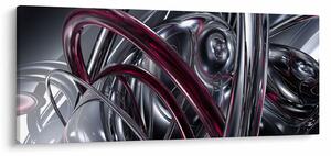Slika sive apstrakcije (120x50 cm)