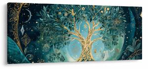 Slika – Drvo života u svemiru (120x50 cm)
