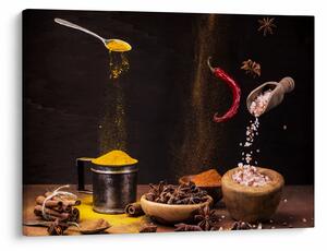 Slika - Začini u pokretu (70x50 cm)