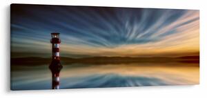 Slika svjetionika u moru (120x50 cm)