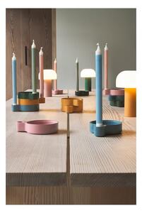 Bijela/narančasta LED stolna lampa (visina 22,5 cm) Styles – Villa Collection