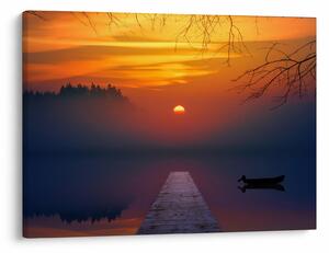Slika mosta sa zalaskom sunca (70x50 cm)
