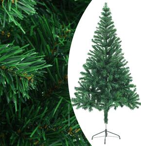 VidaXL Umjetno osvijetljeno božićno drvce sa stalkom 150 cm 380 grana