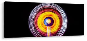 Slika svjetala u krugu (120x50 cm)