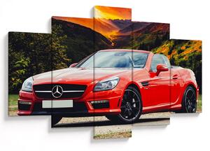 Slika - crveni Mercedes (150x105 cm)