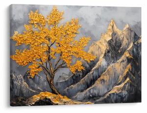 Slika – Zlatno drvo u planinama (70x50 cm)