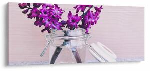 Slika ljubičastog cvijeća (120x50 cm)