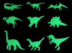 Fluorescentne naljepnice - Naljepnice dinosauri