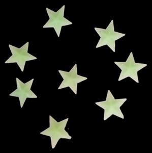 Fluorescentne naljepnice - Naljepnice zvijezde