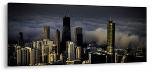 Slika grada u oblacima (120x50 cm)