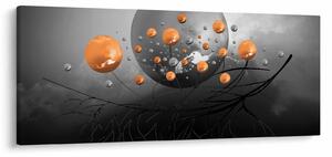 Slika narančastih kugli (120x50 cm)
