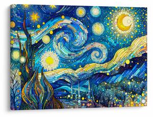 Slika – Mozaik zvjezdane noći (70x50 cm)