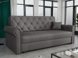 Zondo.hr Sofa na razvlačenje Clovea Roma IV (tamnosiva) (s prostorom za odlaganje). 1105524