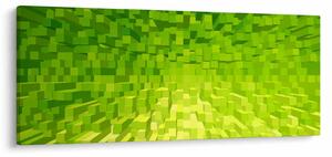 Slika žuto-zelenih kocki (120x50 cm)