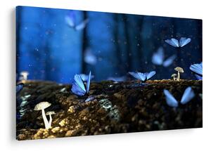 Slika plavih leptira (90x60 cm)