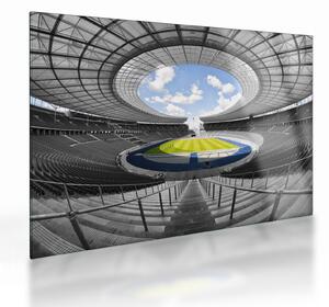 Staklena slika - nogometni stadion (70x50 cm)