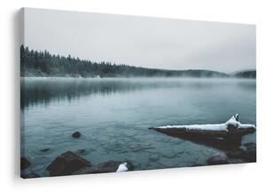 Slika - ledeno sjeverno jezero (90x60 cm)
