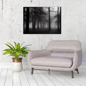 Slika - Gozd v megli (70x50 cm)