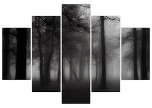 Slika - Gozd v megli (150x105 cm)