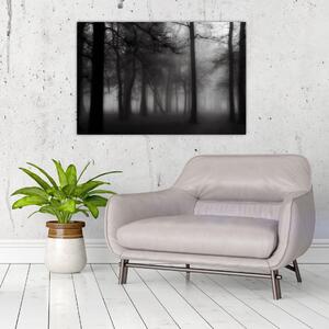 Slika - Gozd v megli (90x60 cm)