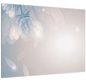 Slika - Snežne rože (70x50 cm)