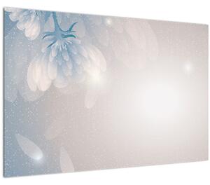 Slika - Snežne rože (90x60 cm)
