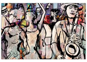 Slika - Večer jazza (90x60 cm)