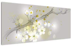 Podoba cvetoče vejice (120x50 cm)