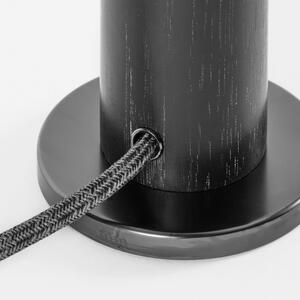 Crna stolna lampa s mogućnosti zatamnjivanja (visina 26 cm) Knuckle – tala