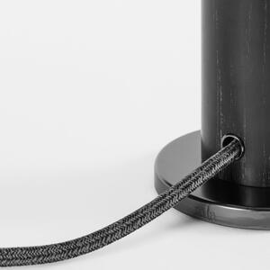 Crna stolna lampa s mogućnosti zatamnjivanja (visina 26 cm) Knuckle – tala