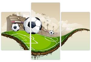 Slika - Nogometno igrišče (90x60 cm)