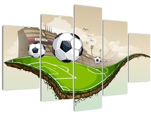 Slika - Nogometno igrišče (150x105 cm)