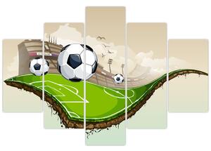 Slika - Nogometno igrišče (150x105 cm)