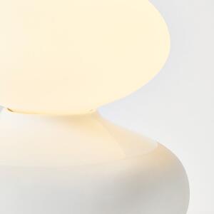 Bijela stolna lampa s mogućnosti zatamnjivanja (visina 21 cm) Reflection – tala