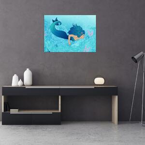 Staklena slika - Mermaid (70x50 cm)