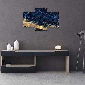 Slika - Temno modri marmor (90x60 cm)