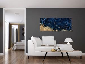 Slika - Temno modri marmor (120x50 cm)